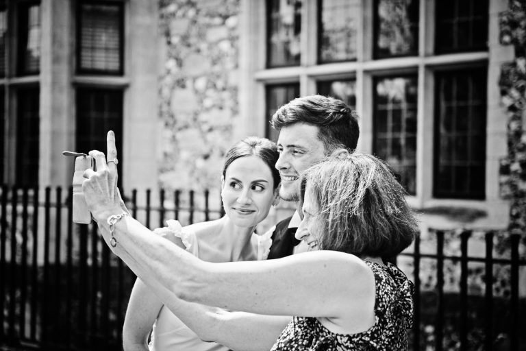 Relaxed and candid city centre wedding Winchester, photography by Blooming Photography