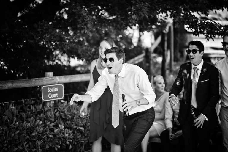 Games being played at Cotswold wedding venue.