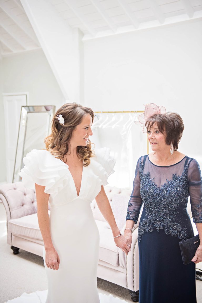 Bride and her mum.