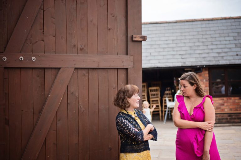 Candid wedding photography at Overbarn, Gloucester