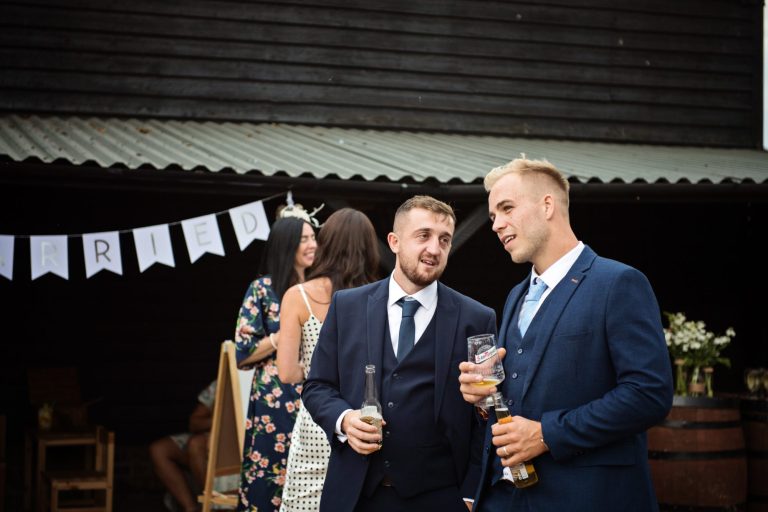 Candid wedding photography at Overbarn, Gloucester
