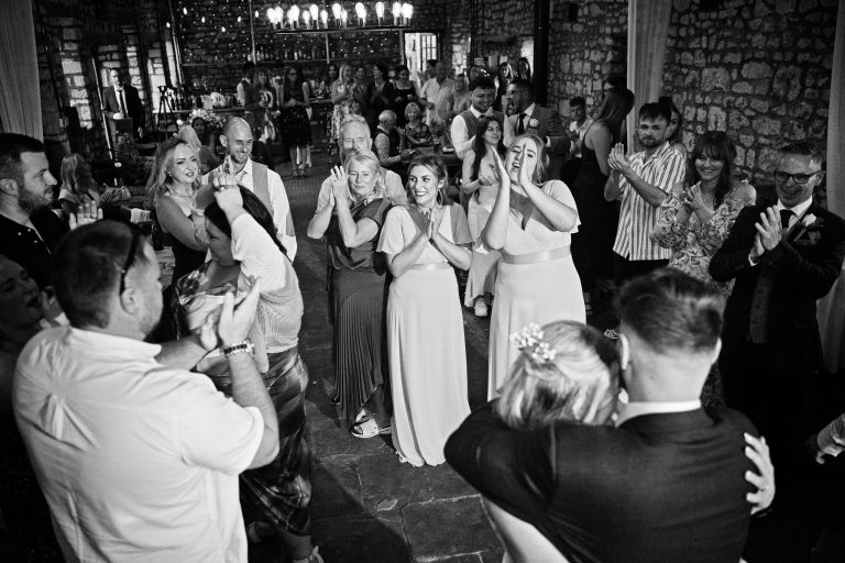 Candid wedding photography at Old Down Country Estate by Blooming Photography