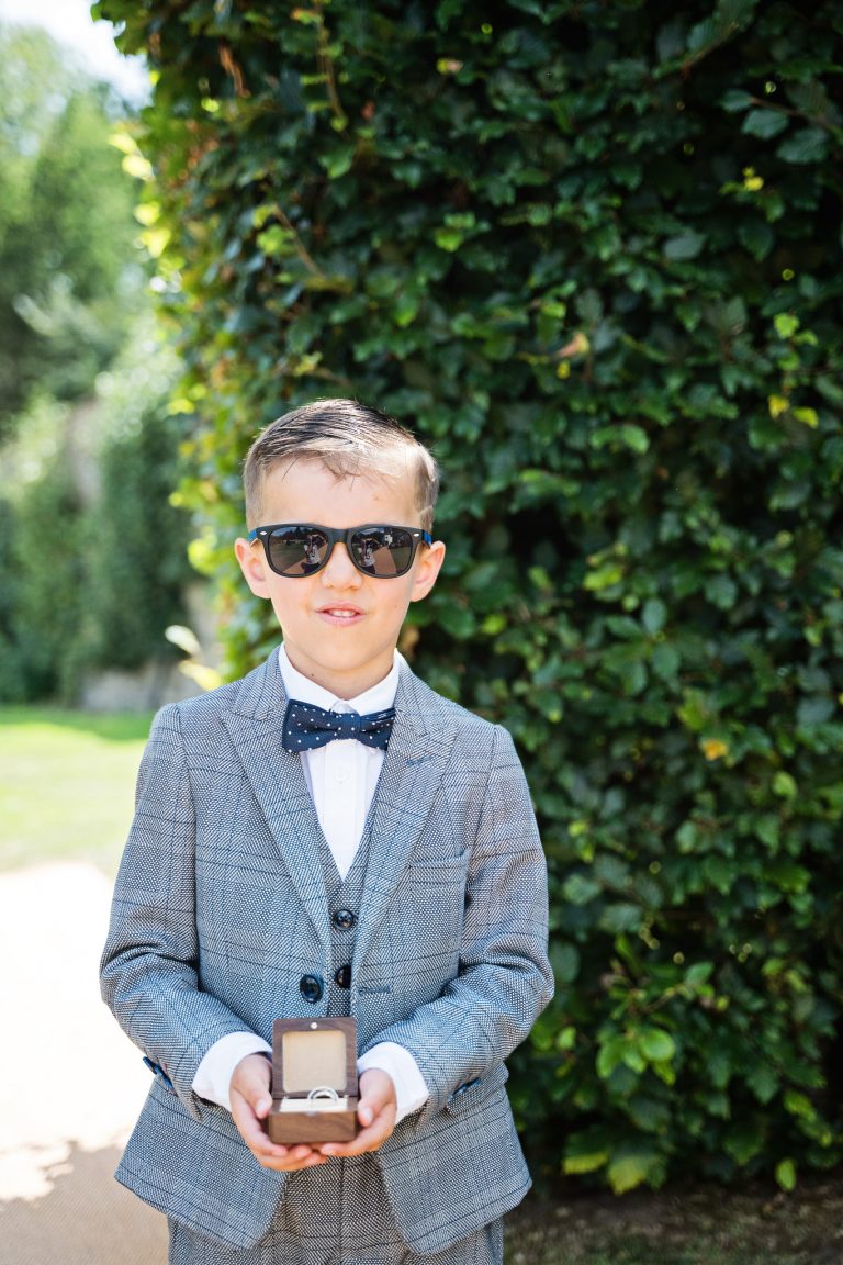 A ring bearer and the rings