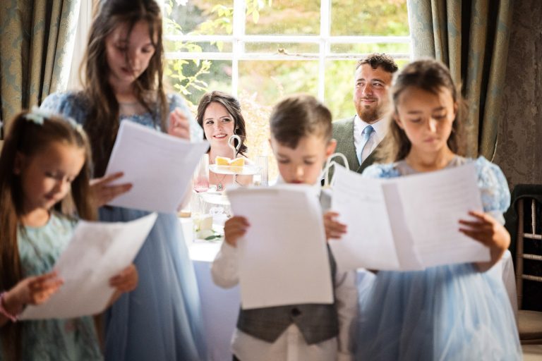 Candid wedding photo at Homme House