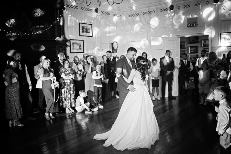 First dance candid wedding at Homme House, Herefordshire