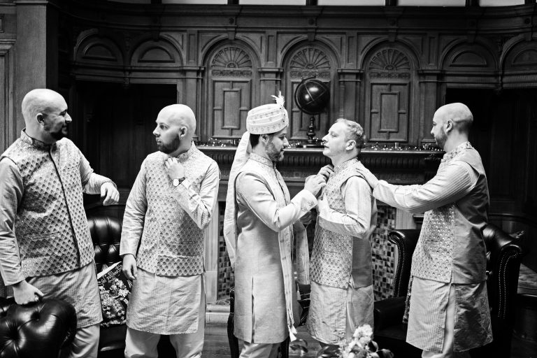 Hindu wedding Manor By The Lake, candid photograph by Cheltenham wedding photographer Blooming Photography