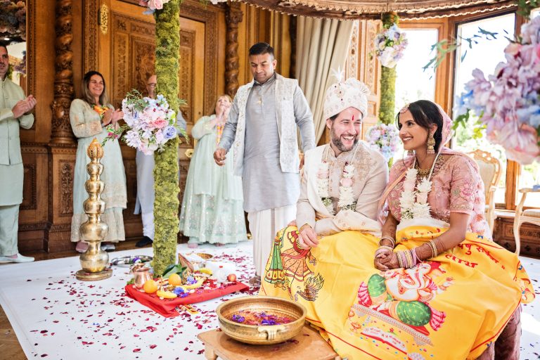 Indian wedding at Gloucestershire wedding venue, Manor by the Lake