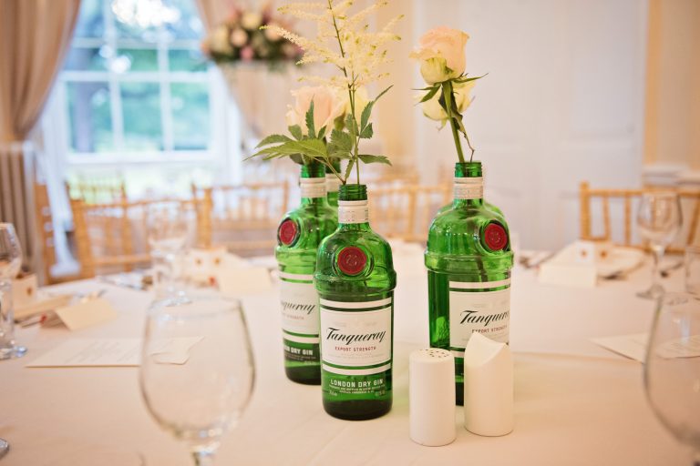 Wedding breakfast layout at Eastington Park