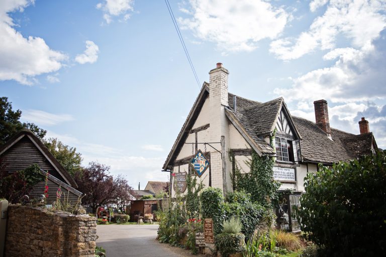 Overview of The Fleece Inn in Bretforton, Evesham.