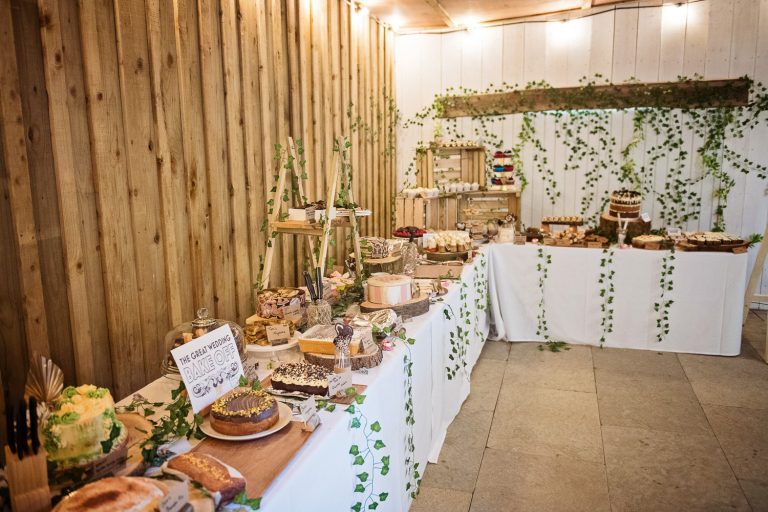 The Great Wedding Bake Off table.