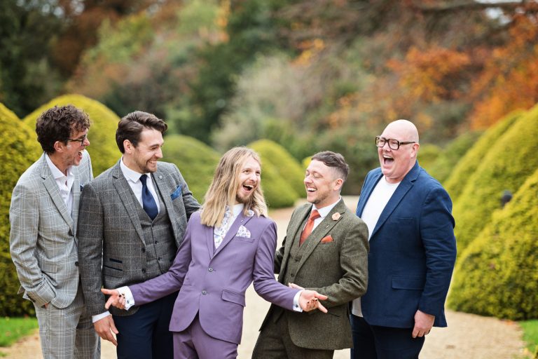 Emmerdale stars having fun at James Moore's wedding at Manor By The Lake.