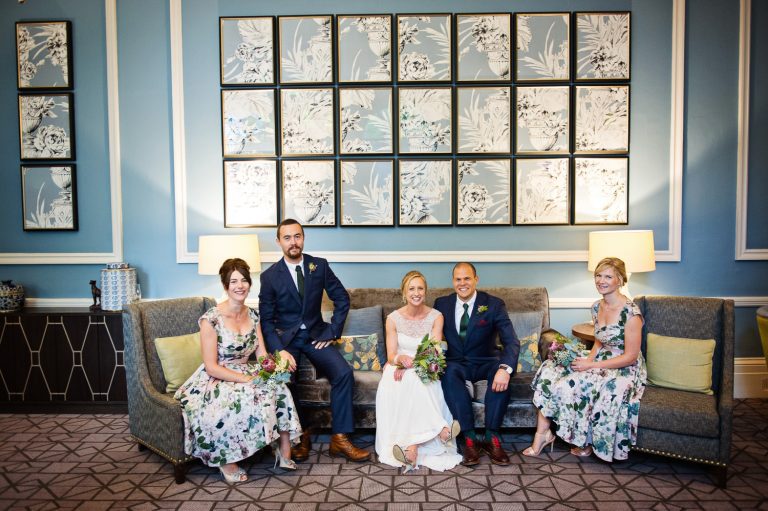 Family photo at The Queens Hotel.