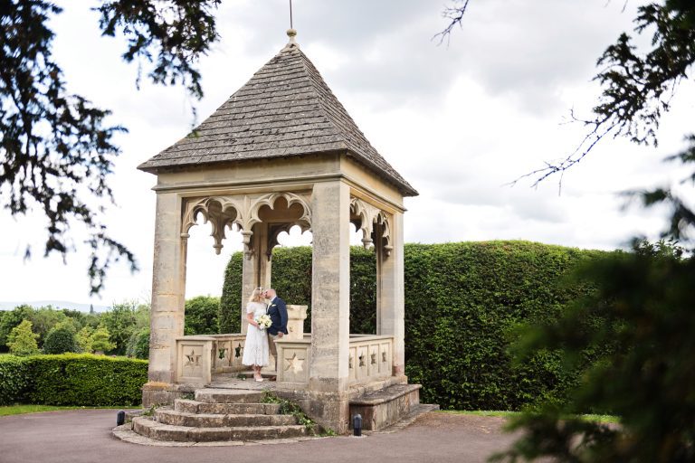 Relaxed couple portraits photograph at Ellenborough Park.