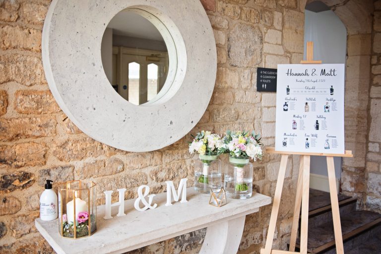 Wedding breakfast suite at Ellenborough Park.