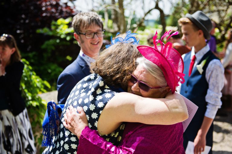 Candid wedding moments at Painswick Rococo Garden